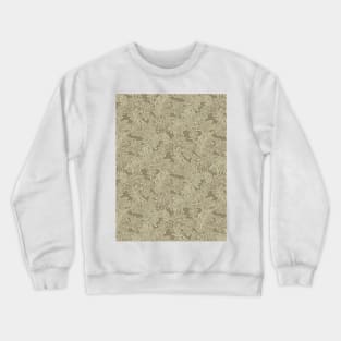 Tropical gray print Crewneck Sweatshirt